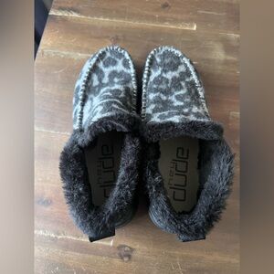 Hey Dude Denny Marble Grey boots